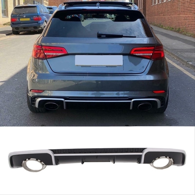 AUDI A3 2013-2016 HATCHBACK İÇİN UYUMLU RS3 DİFÜZÖR (NORMAL TAMPON İÇİN)